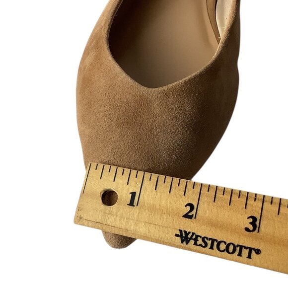 Steven By Steve Madden Womens Tan Suede Slingback Pointed Toe Flats Size 8.5 M - Picture 8 of 16
